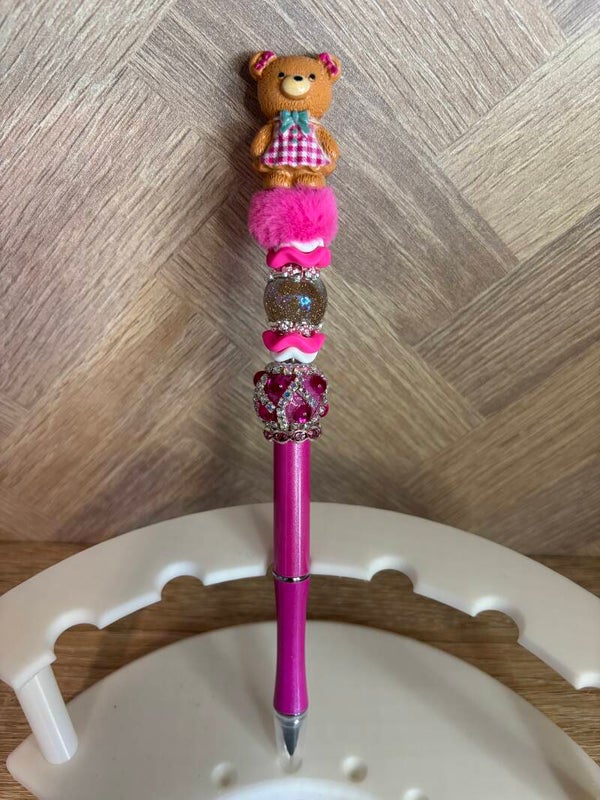 Roze beer LUXE Potlood