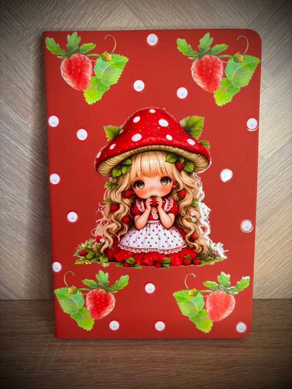 A5 Strawberry girl Rood