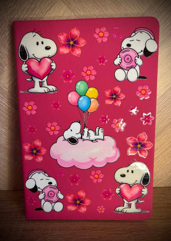 A5 Snoopy Roze