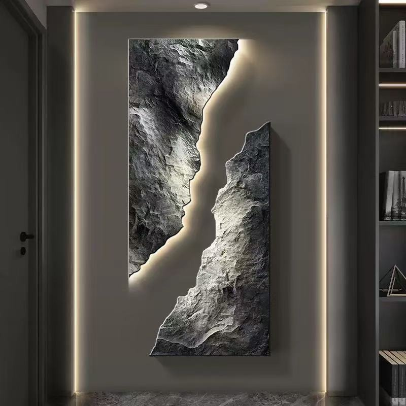 Luxe Stone Glow Panel - sliver