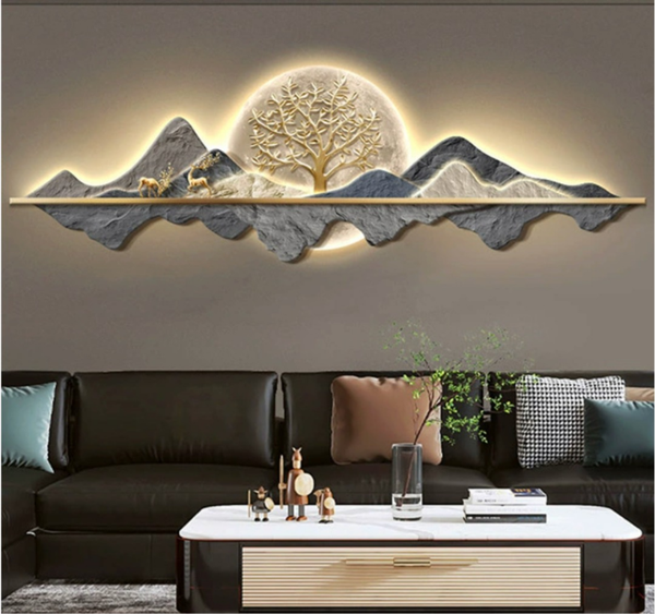 Solar Horizon LED Art Panel