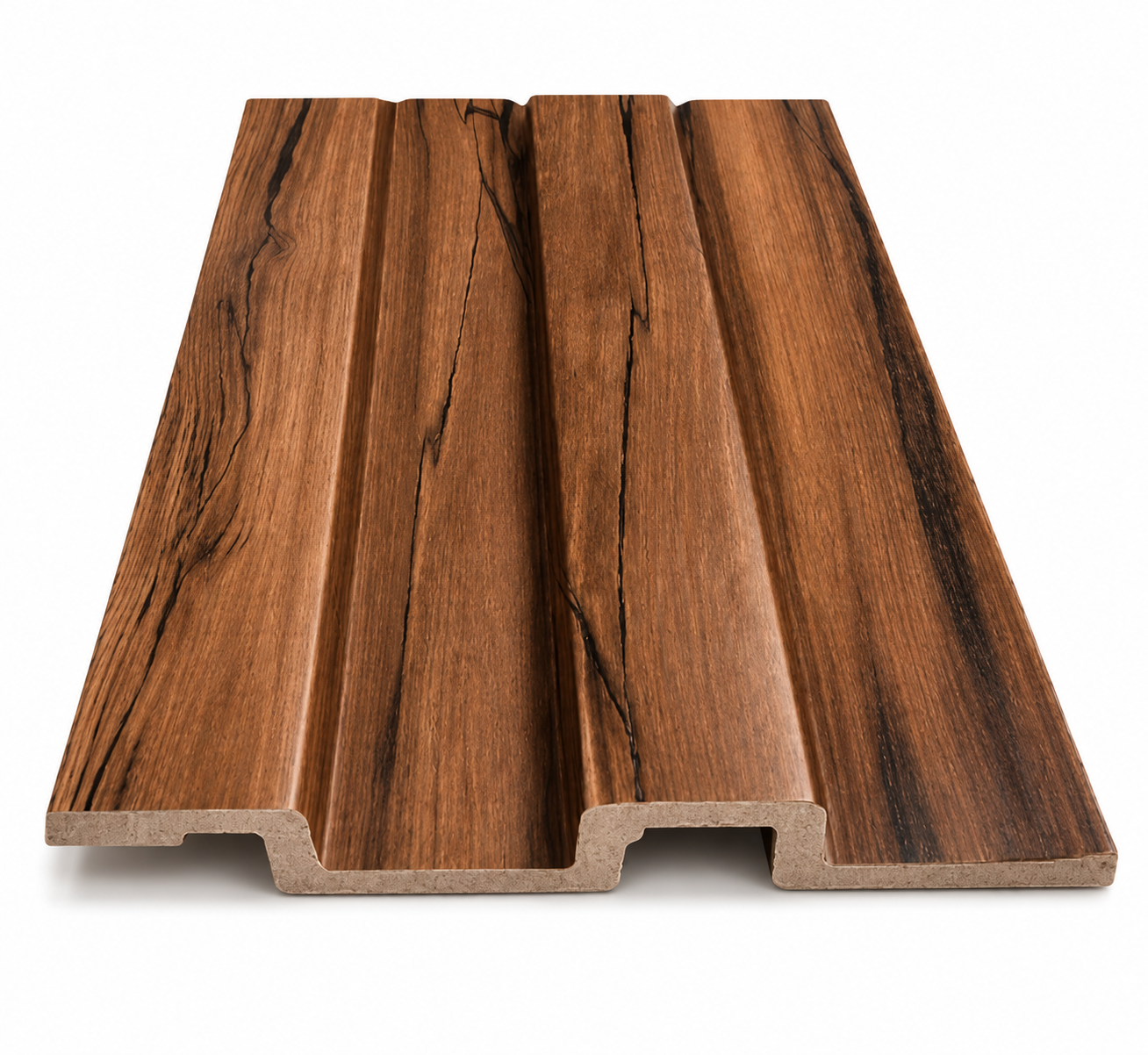 Rustic Walnut Deep Groove Panel
