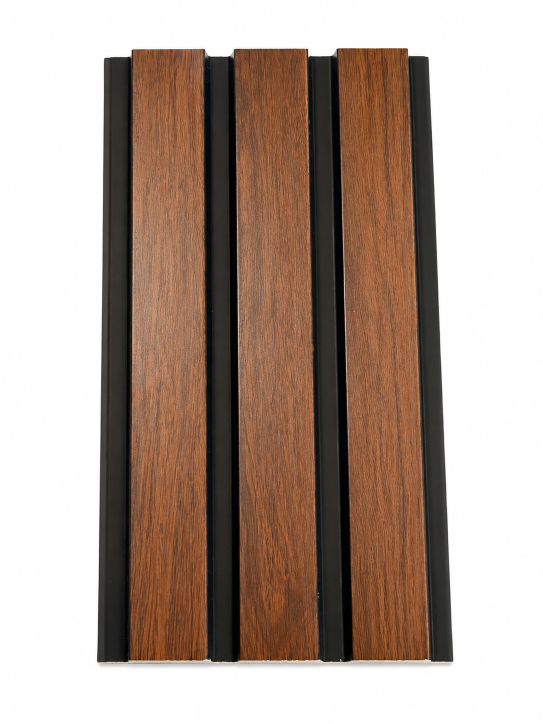 Walnut Oak & Black Batten Panel
