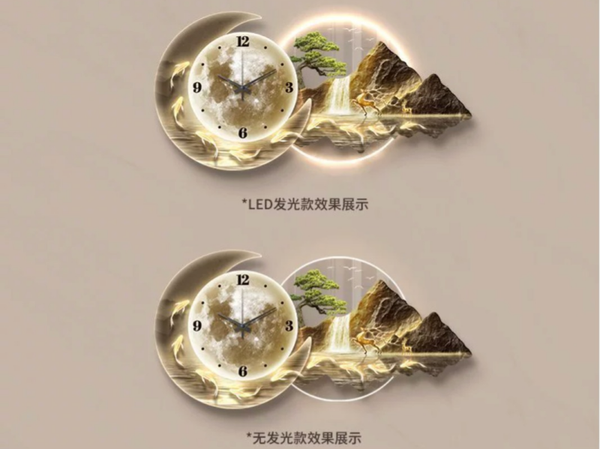Golden Orbit Wall Light