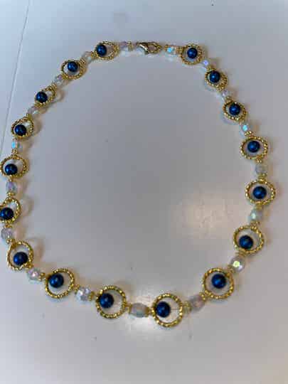 Halsband Royal blue