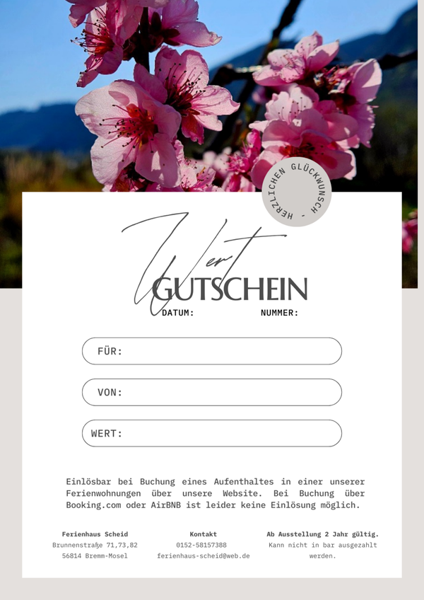 Wertgutschein 30€