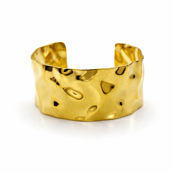 Adjustable Hammered Cuff