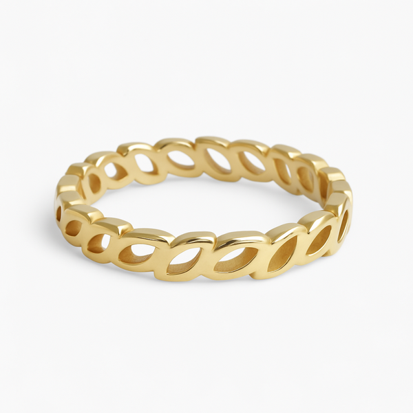 Gold Hollow Out Ring