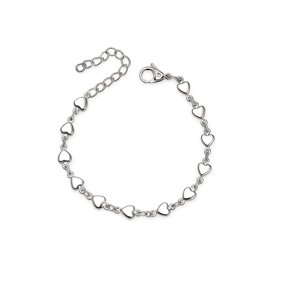 Silver Heart Bracelet