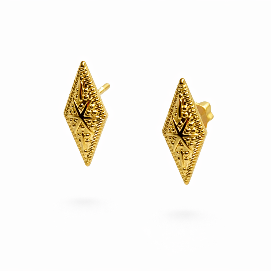 Gold Diamond Studs