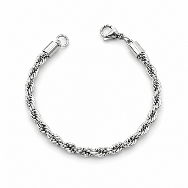 Gold Silver Rope Chain Bracelet