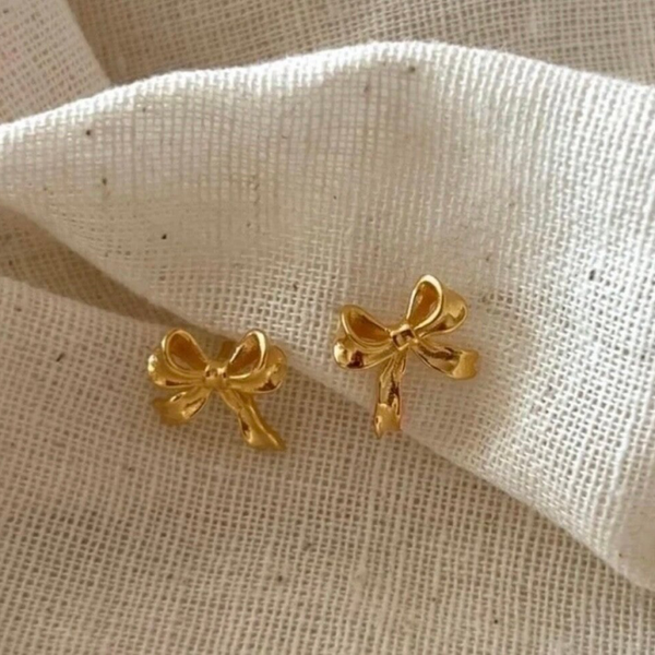 Sterling Silver Bow Studs