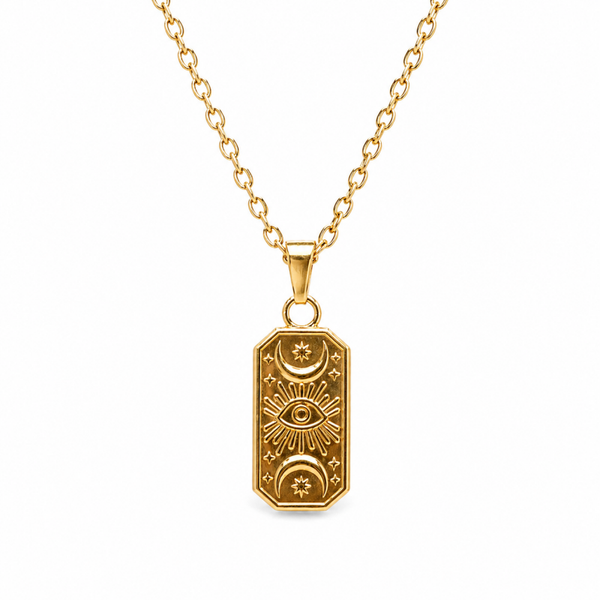 Gold Silver Celestial Necklace