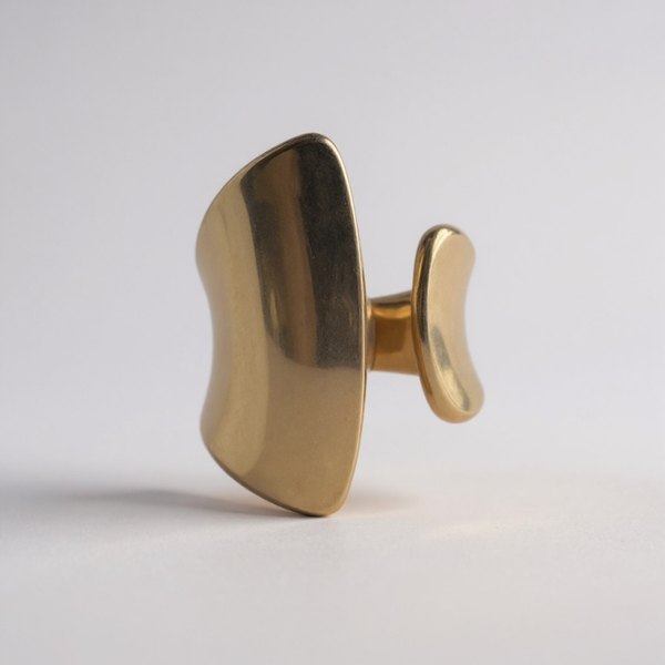 Gold Irregular Large Chunky Ring