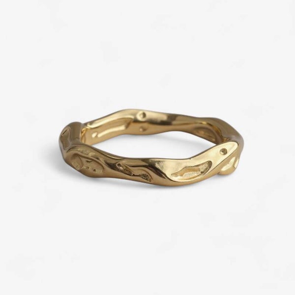 Gold Melted Ring