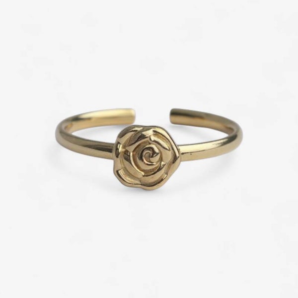 Gold Rose Adjustable Ring