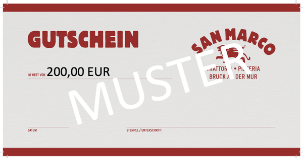 San Marco Gutschein 200