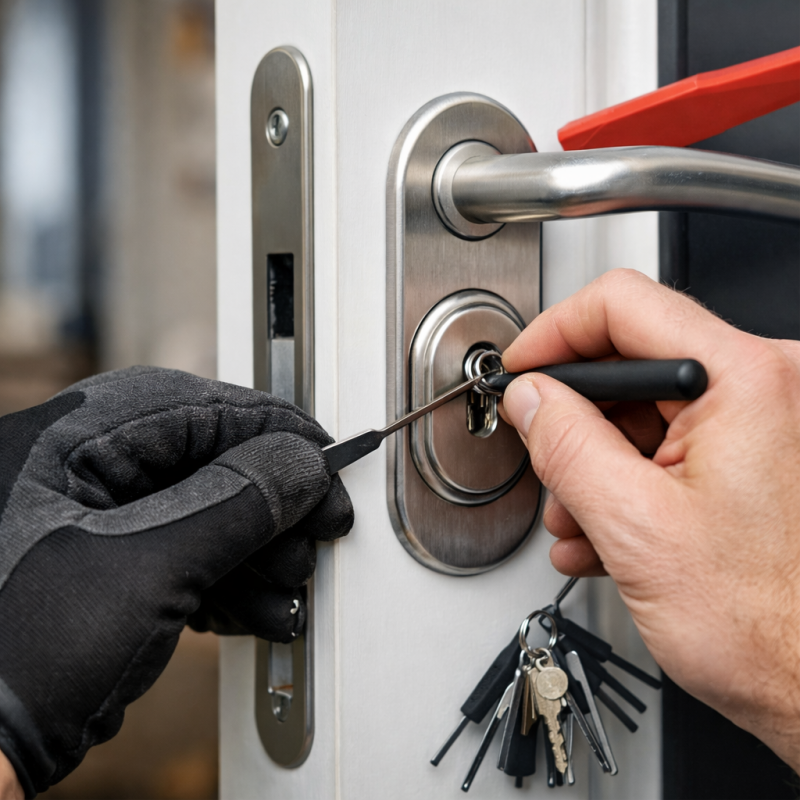 🔑 Türöffnung (zugefallen & abgeschlossen)