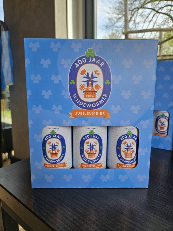 Jubileumbier pakket (enkel te bestellen in Wijdewormer!)