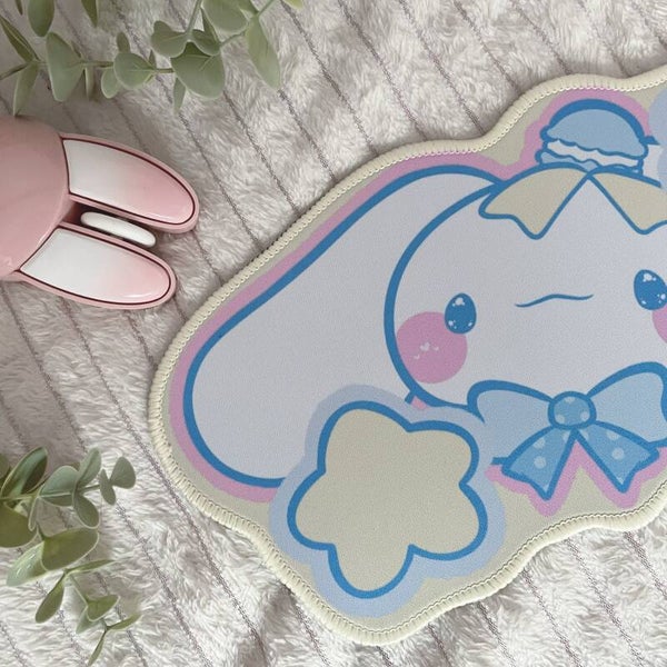 Kawaii Fluffy Dog Contour Mousemat