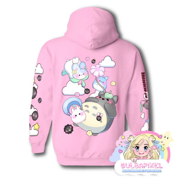 Hoodie Forest Friend  | Pink | Unisex