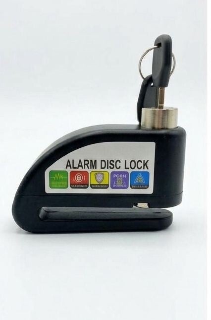 Heavy-Duty Motorcycle Alarm Disc Lock – Smart Security