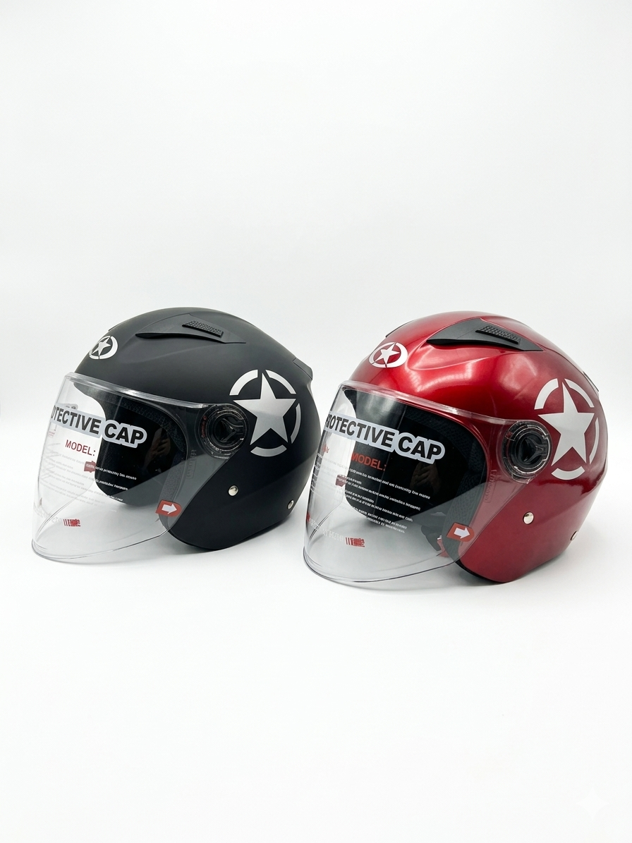 Open-Face Jet Helmet