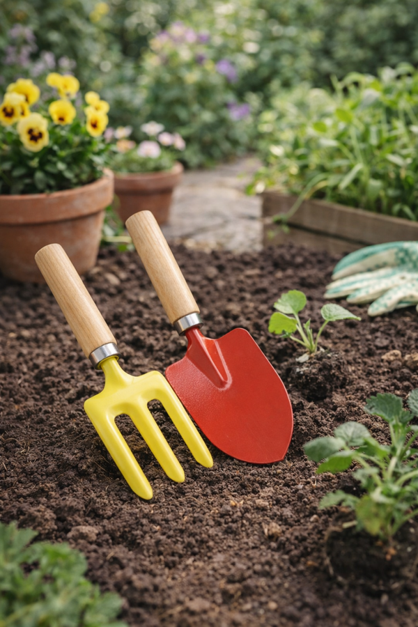 Ladybird kindertuingereedschap – set van 2