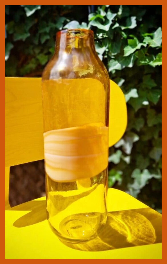 Glazen vioolvaas- heldere curry