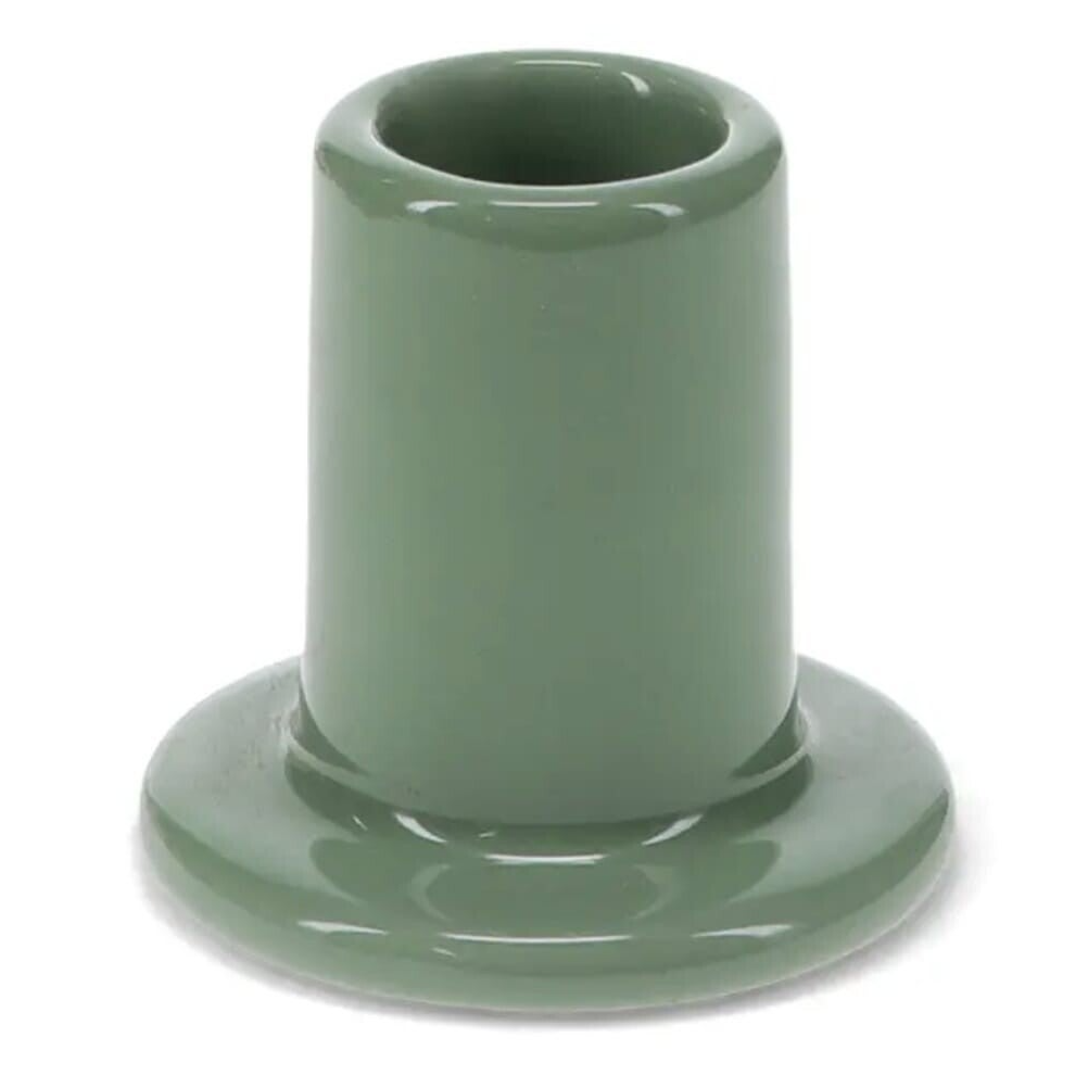 Keramische kandelaar – Khaki