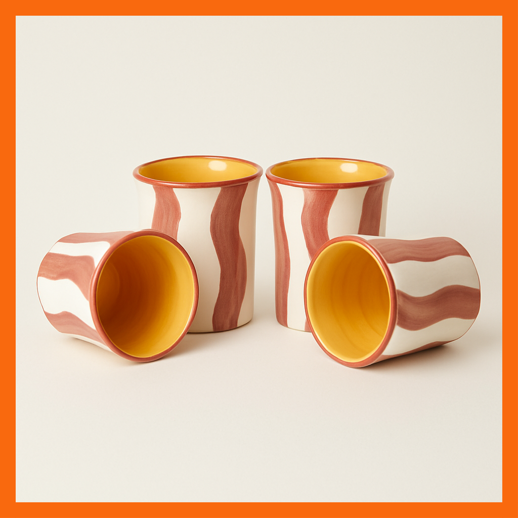 Set van 2 keramische mokken