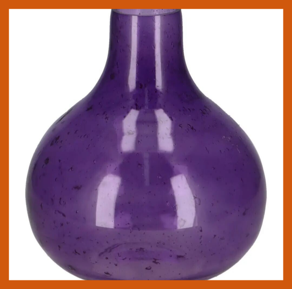 CAIMS glazen vaas - paars