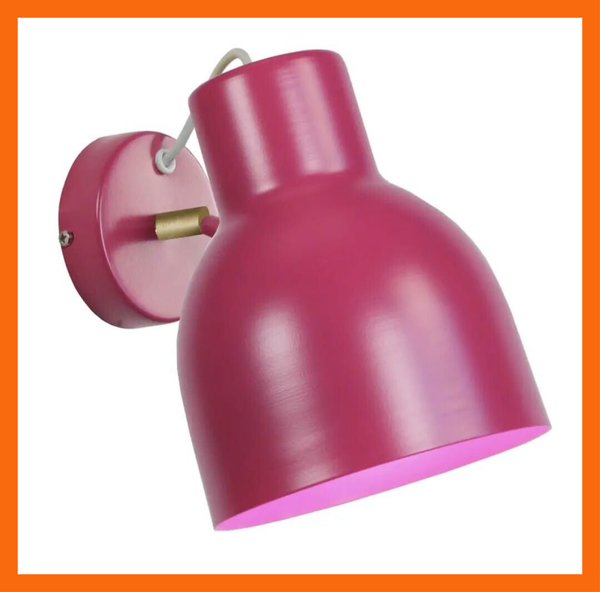 Gearticuleerde wandlamp in metaal