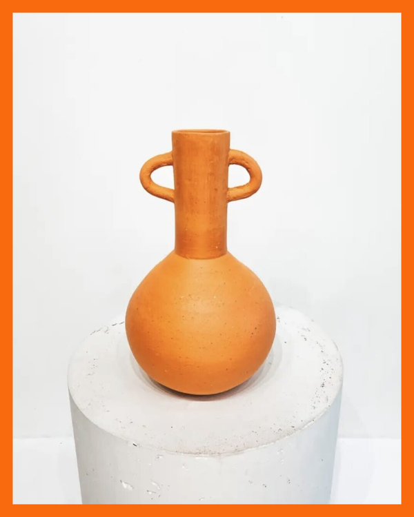 Terracotta vaas - ambachtelijk vervaardigd