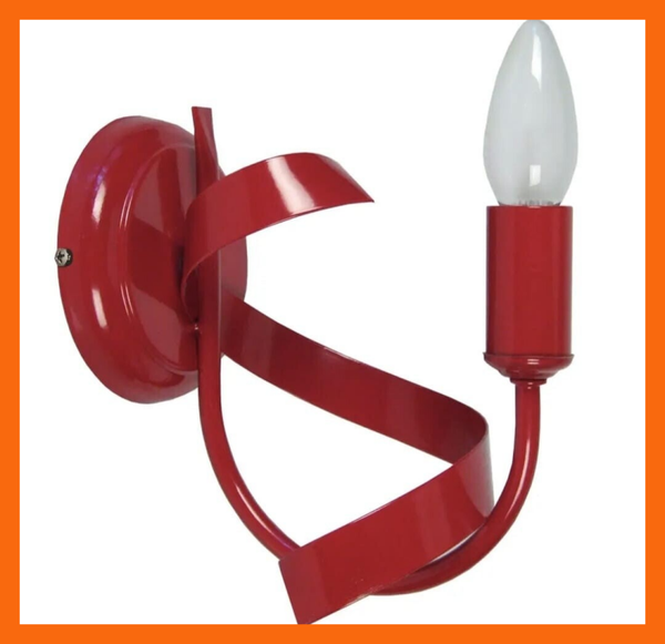 Prachtige metalen wandlamp artistieke stijl