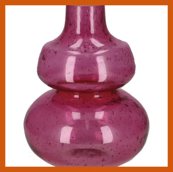 Dubbele bolvaas- dieproze charme voor je interieur