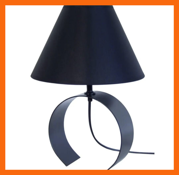 Half cilindrisch nachtlampje van metaal