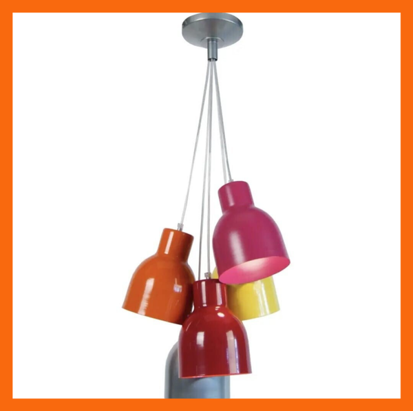 Nordlys Multicolor Clusterhanglamp – Scandinavische Speelsheid in Lichtvorm