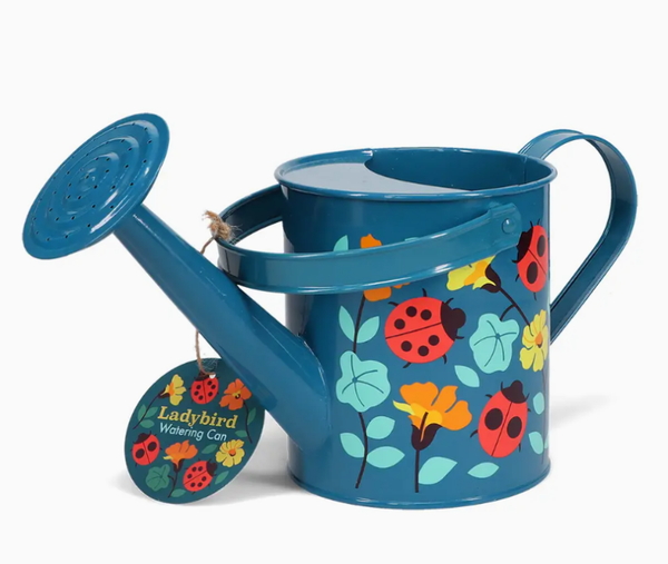 Metalen kinder gieter met Lieveheersbeestjesprint (1,5 liter)