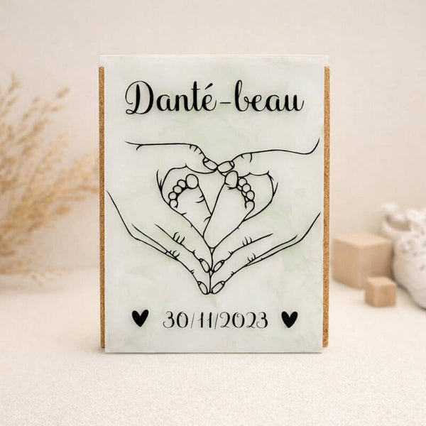 Geboorte herinneringsplaat