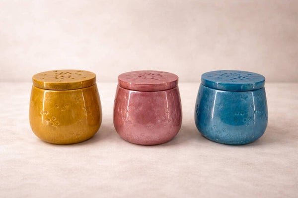 Luxe Resin Potje met Deksel