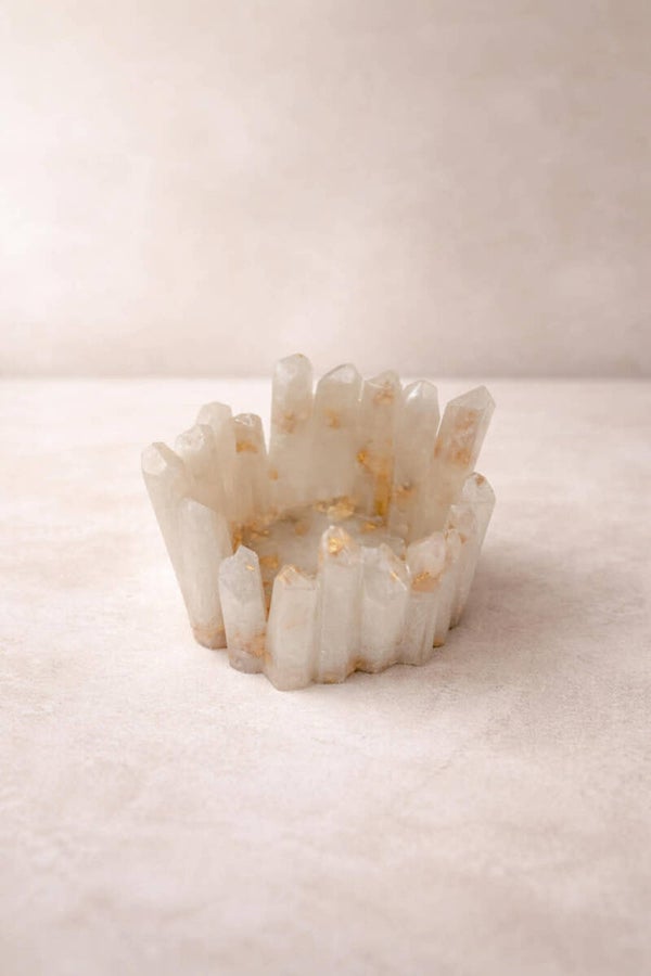 Resin Kristal Schaaltje of theelicht potje