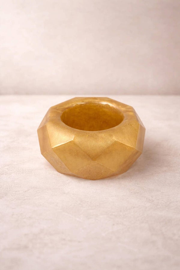 honey gold  Theelichthouder