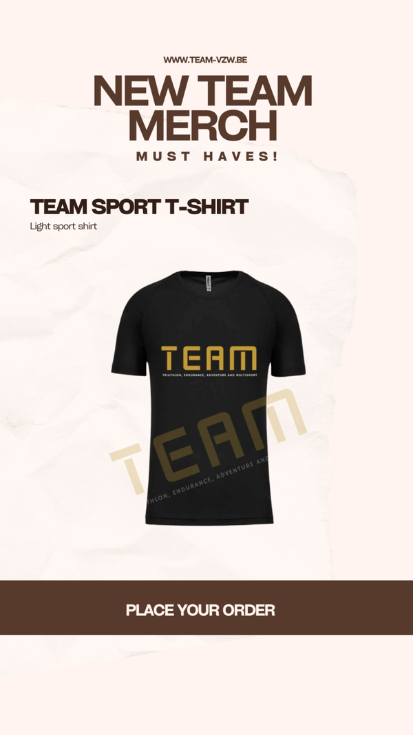 TEAM Black Sport T-shirt