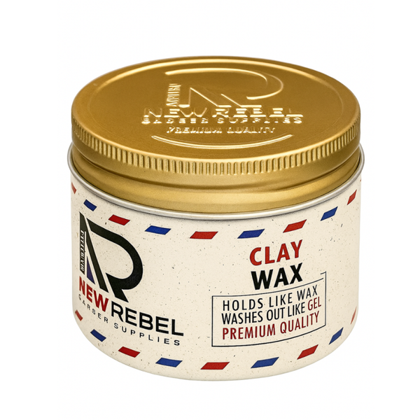 New Rebel CLAY WAX – Haarstyling Wax voor Mannen