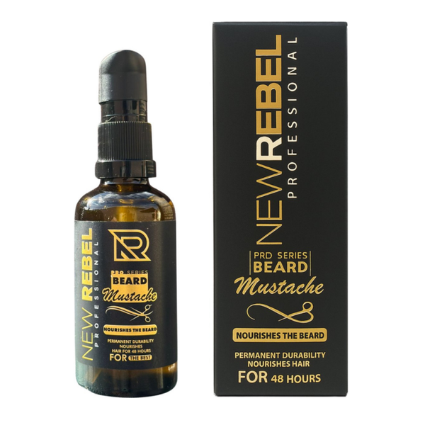 New Rebel Baardolie – Baardverzorging voor Korte & Lange Baarden – 50ml – Beard & Mustache Olie - Baardolie