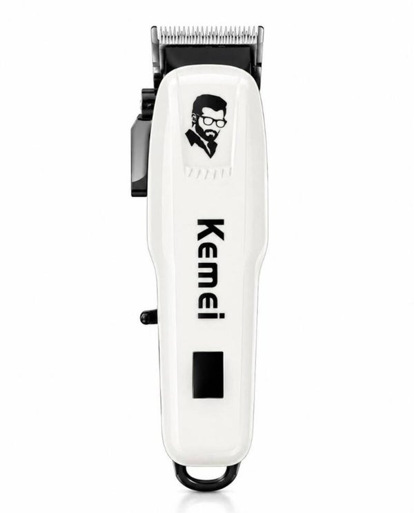 Kemei Haartrimmer & Baardtrimmer Professioneel – Draadloze Tondeuse met 4 Opzetkammen – USB Oplaadbaar