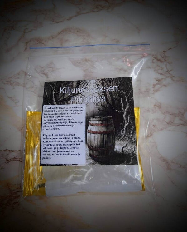 Kiljuneuvoksen pikahiiva setti