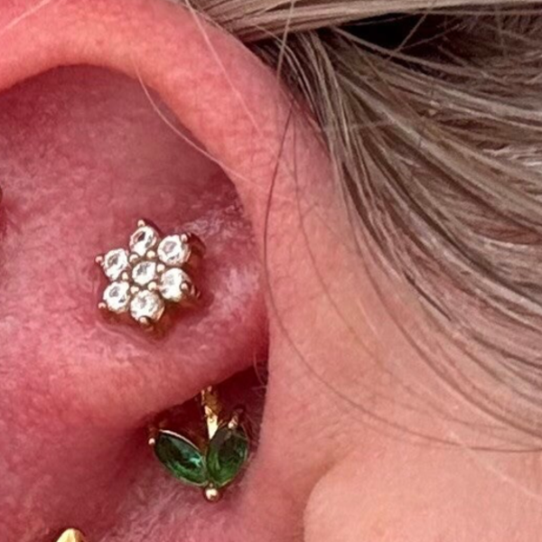 Piercing rook fleur 🌼