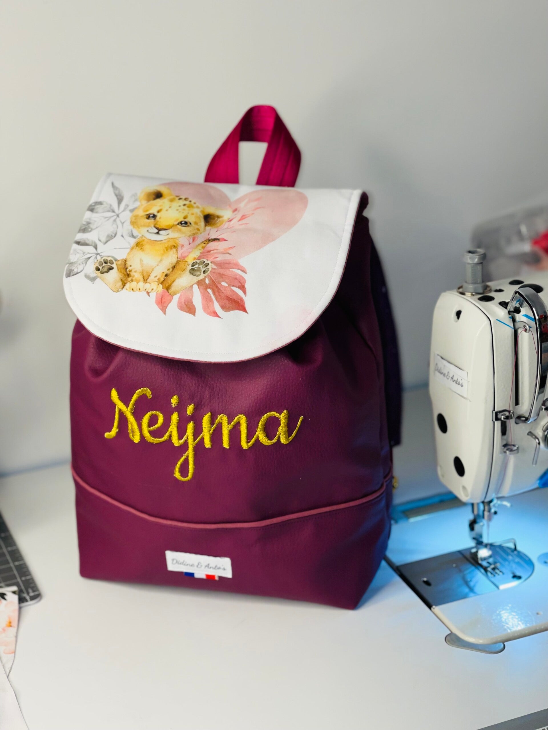 Sac crèche / maternelle personnalisée